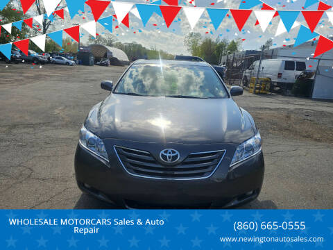 2007 Toyota Camry for sale at WHOLESALE MOTORCARS Sales & Auto Repair in Newington CT