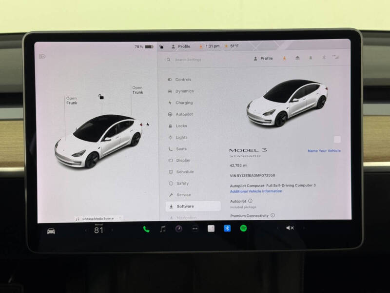 2021 Tesla Model 3 Standard Range Plus