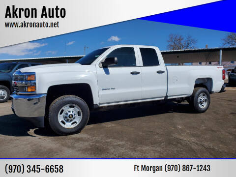 2017 Chevrolet Silverado 2500HD for sale at Akron Auto in Akron CO