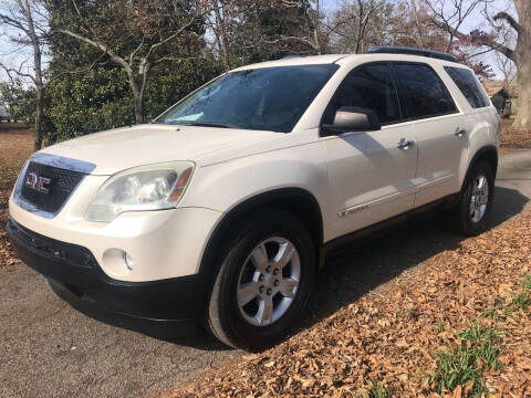 2008 GMC Acadia for sale at Comfort Cars in Villa Rica GA