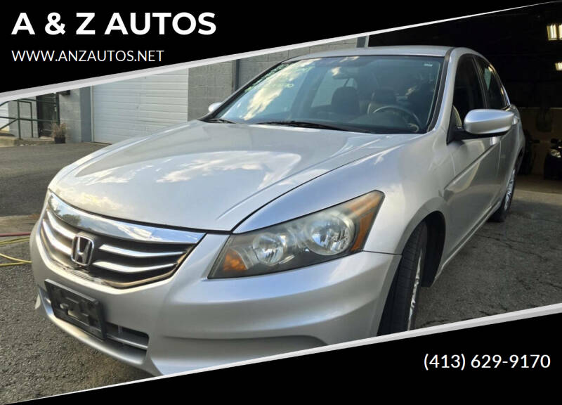 2012 Honda Accord for sale at A & Z AUTOS in Westfield MA