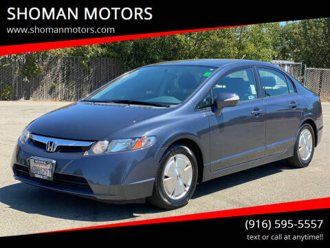 2008 Honda Civic for sale at SHOMAN AUTO GROUP in Davis CA