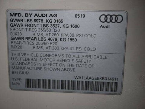 2019 Audi e-tron quattro Premium Plus