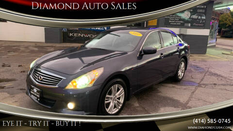 2011 Infiniti G37 Sedan for sale at DIAMOND AUTO SALES LLC in Milwaukee WI