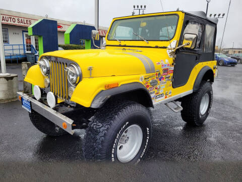 1979 Jeep Wrangler for sale at BAYSIDE AUTO SALES in Everett WA