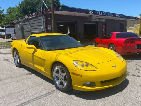 2008 Chevrolet Corvette for sale at Texas Luxury Auto in Houston TX