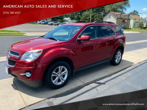 2014 Chevrolet Equinox for sale at AMERICAN AUTO SALES AND SERVICE in Marshfield WI