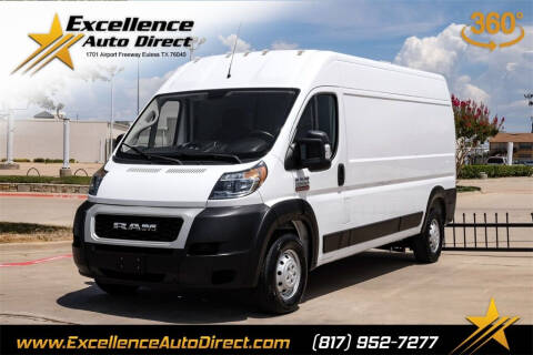2020 RAM ProMaster for sale at Excellence Auto Direct in Euless TX