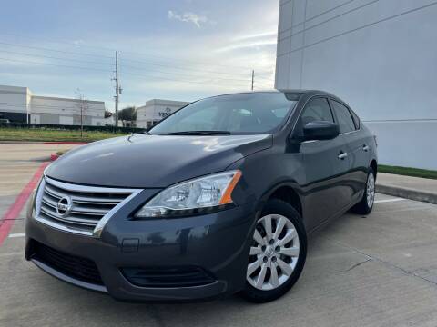 2015 Nissan Sentra for sale at TWIN CITY MOTORS in Houston TX