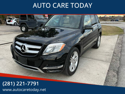 2013 Mercedes-Benz GLK for sale at AUTO CARE TODAY in Spring TX
