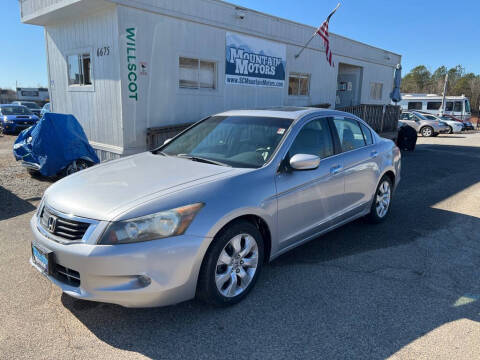 2009 Honda Accord for sale at Mountain Motors LLC in Spartanburg SC