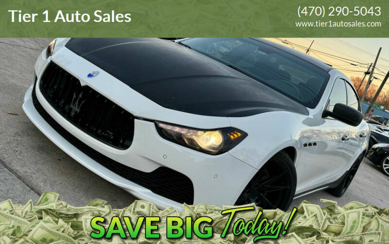 2015 Maserati Ghibli for sale at Tier 1 Auto Sales in Gainesville GA