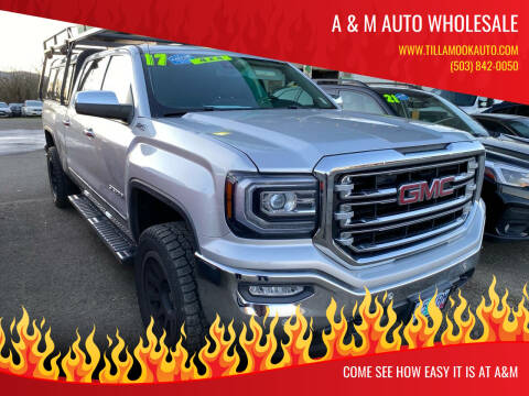 2017 GMC Sierra 1500 for sale at A & M Auto Wholesale in Tillamook OR