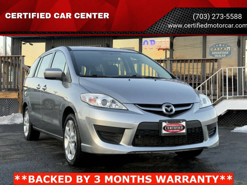 2010 Mazda MAZDA5 for sale at CERTIFIED CAR CENTER in Fairfax VA