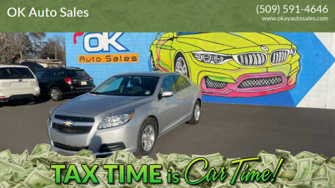 2013 Chevrolet Malibu for sale at OK Auto Sales in Kennewick WA