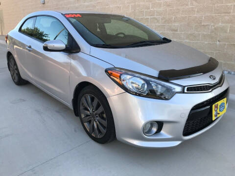 2014 Kia Forte Koup for sale at LUXURY UNLIMITED AUTO SALES in San Antonio TX