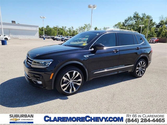 Used 2020 Volkswagen Tiguan SEL Premium R-Line with VIN 3VV4B7AX4LM136005 for sale in Claremore, OK