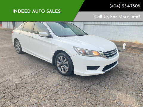 2013 Honda Accord for sale at Indeed Auto Sales in Lawrenceville GA