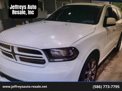 2014 Dodge Durango for sale at Jeffreys Auto Resale, Inc in Clinton Township MI