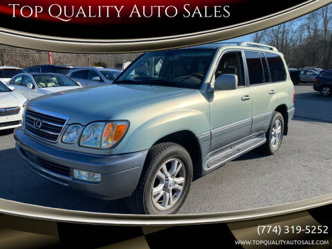 2005 Lexus LX 470 for sale at Top Quality Auto Sales in Westport MA