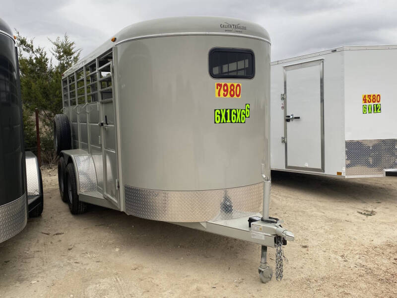 2025 Calico Livestock Trailer - 6'W x 16'  for sale at LJD Sales in Lampasas TX