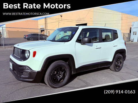 2017 Jeep Renegade for sale at Best Rate Motors in Davis CA