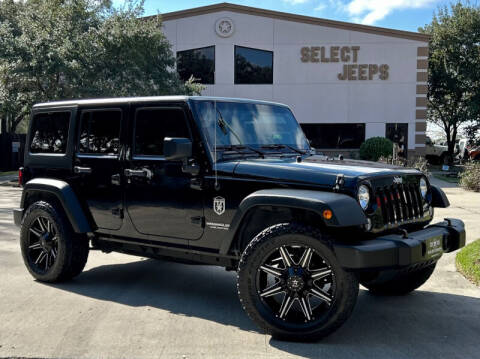 2016 Jeep Wrangler Unlimited for sale at SELECT JEEPS INC in League City TX