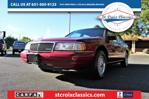 1994 Lincoln Continental for sale at St. Croix Classics in Lakeland MN