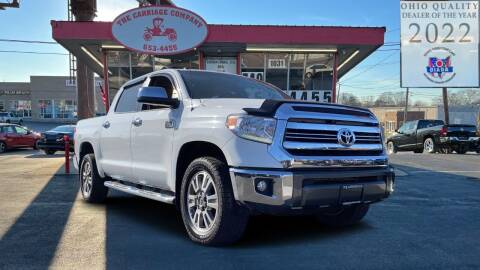 2017 Toyota Tundra for sale at The Carriage Company in Lancaster OH