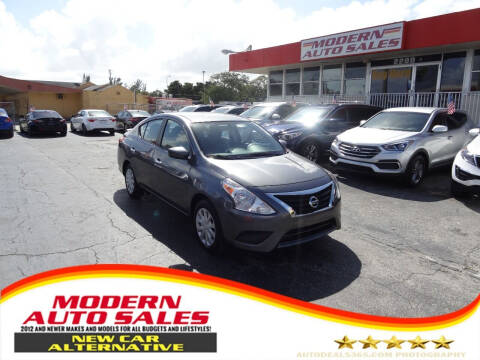 2017 Nissan Versa for sale at Modern Auto Sales in Hollywood FL