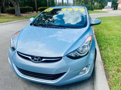 2013 Hyundai Elantra for sale at Wright Car Sales in Lake Worth FL