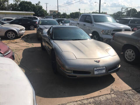 2002 Chevrolet Corvette for sale at Simmons Auto Sales in Denison TX