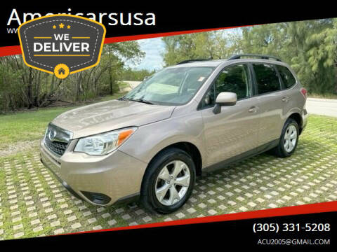 2015 Subaru Forester for sale at Americarsusa in Hollywood FL