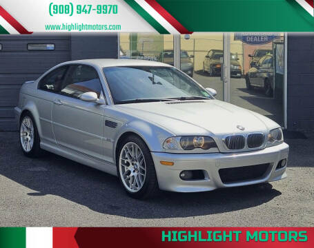 2003 BMW M3 for sale at Highlight Motors in Linden NJ