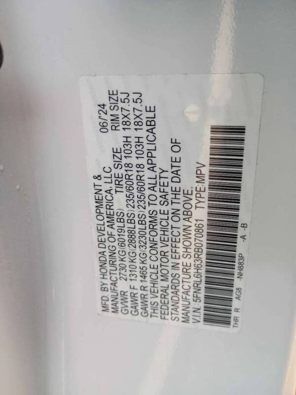 2024 Honda Odyssey EX-L