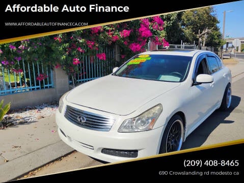 2008 Infiniti G35 for sale at Affordable Auto Finance in Modesto CA