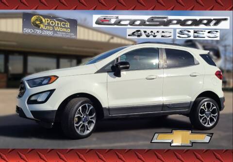 2019 Ford EcoSport for sale at Ponca Auto World in Ponca City OK