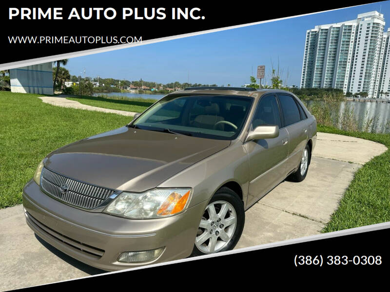 2001 Toyota Avalon for sale at PRIME AUTO PLUS INC. in Daytona Beach FL