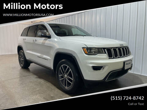 2017 Jeep Grand Cherokee for sale at Million Motors in Adel IA