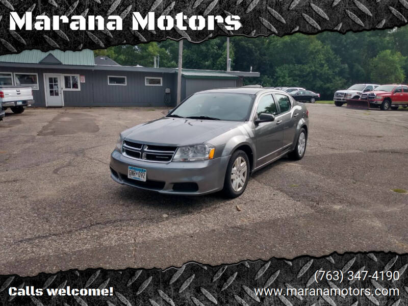 2012 Dodge Avenger for sale at Marana Motors in Princeton MN