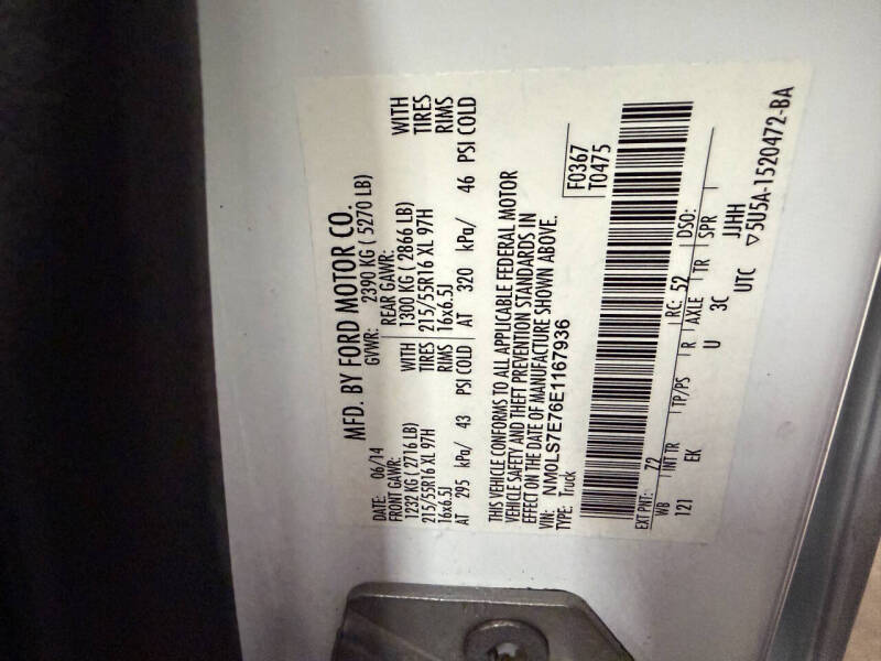 2014 Ford Transit Connect XL