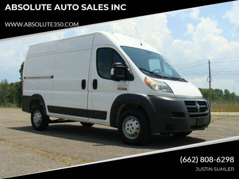 2018 RAM ProMaster Cargo for sale at ABSOLUTE AUTO SALES INC in Corinth MS