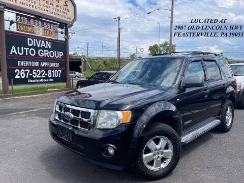 2008 Ford Escape for sale at Divan Auto Group - 3 in Feasterville PA