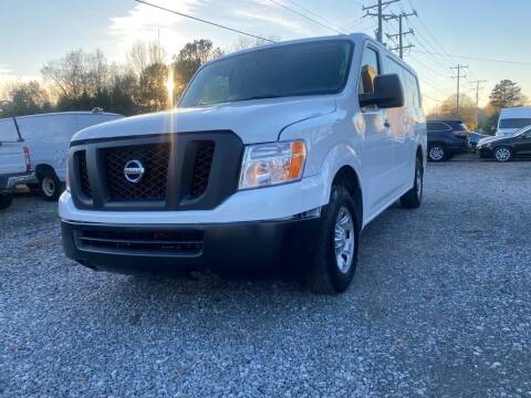 2016 Nissan NV for sale at CRC Auto Sales in Fort Mill SC