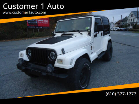 2000 Jeep Wrangler for sale at Customer 1 Auto in Lehighton PA