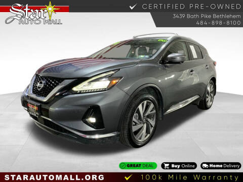 2020 Nissan Murano for sale at STAR AUTO MALL 512 in Bethlehem PA