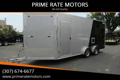 2024 ALCOM 7 1/2 X 18FT CARGO TRAILER for sale at PRIME RATE MOTORS - Trailers in Sheridan WY