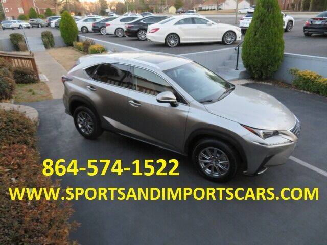 2020 Lexus NX 300 for sale at Sports & Imports INC in Spartanburg SC