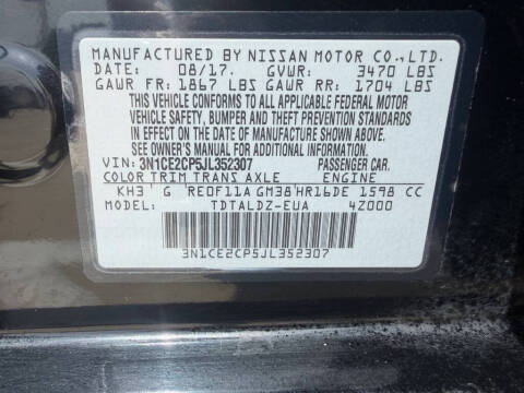 2018 Nissan Versa Note