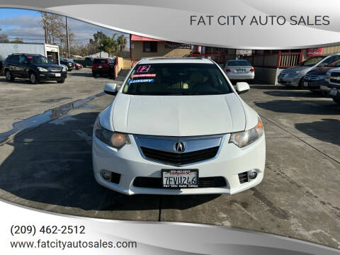 2012 Acura TSX for sale at Fat City Auto Sales in Stockton CA